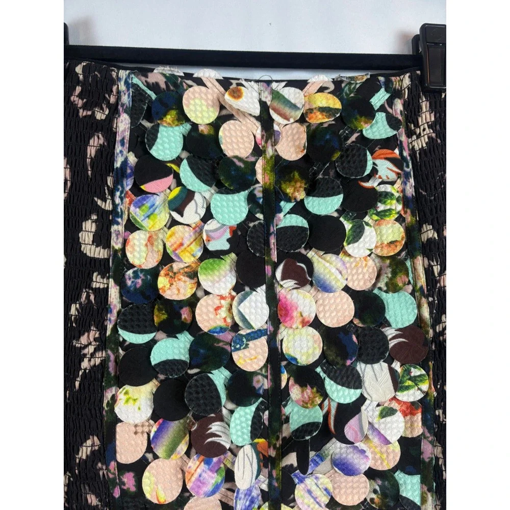 Beguile Byron Lars Anthropology Paillette Pencil Skirt Size 2 - Picture 2 of 7